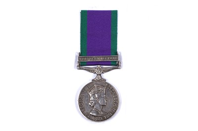 Lot 78 - Queen Elizabeth II General Service Medal with Northern Ireland clasp