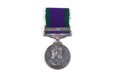 Lot 222 - Queen Elizabeth II General Service Medal with Northern Ireland clasp