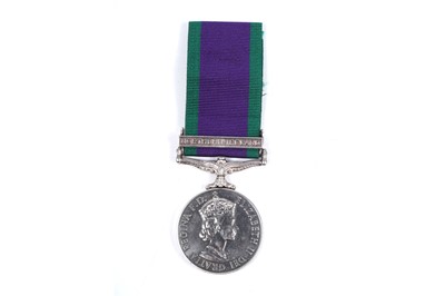 Lot 81 - Queen Elizabeth II General Service Medal with Northern Ireland clasp