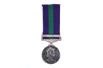 Lot 85 - Queen Elizabeth II General Service Medal with Canal Zone clasp