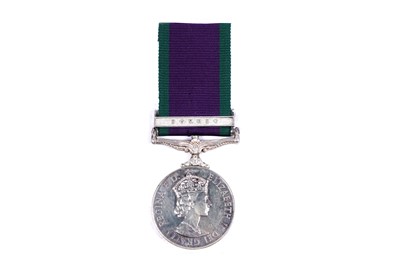 Lot 88 - Queen Elizabeth II General Service Medal with Borneo clasp