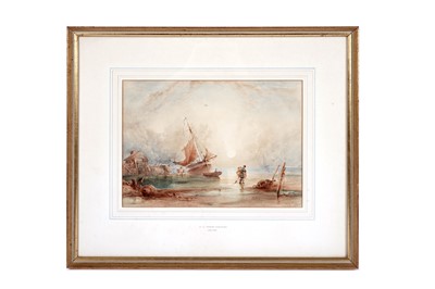 Lot 571 - Copley Fielding - Fishermen by the coast | watercolour