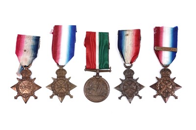 Lot 50 - First World War single medals