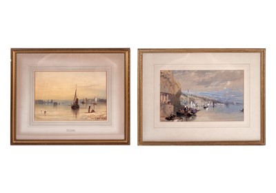 Lot 592 - Thomas Miles Richardson Jnr. - Two Continental Views | watercolours