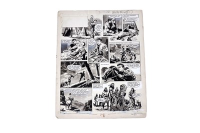 Lot 511 - Artwork for Wells Fargo by Don Lawrence