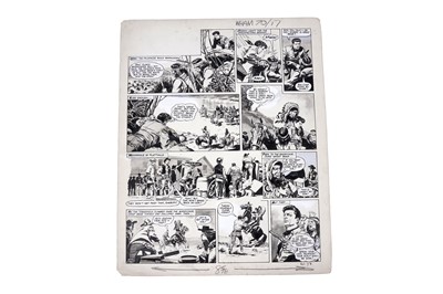 Lot 285 - Artwork for Wells Fargo by Don Lawrence