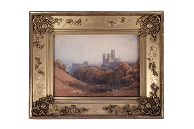 Lot 596 - Mid-19th Century British School - View of Durham | watercolour
