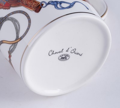 Lot 49 - A Hermes 'Cheval D'Orient' tea service