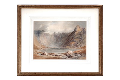 Lot 598 - George Fennel Robson - Llyn Idwal | watercolour
