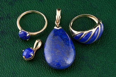 Lot 260 - Modern lapis lazuli jewellery