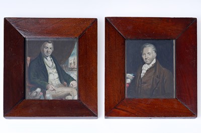 Lot 613 - Two portraits of Thomas Bewick