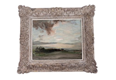 Lot 542 - Mid-20th Century British School - Landscape at sunset | oil