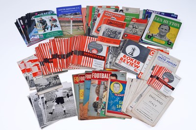 Lot 662 - A collection of 1950's and later football programmes