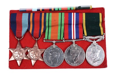 Lot 94 - A group of Second World War and later medals