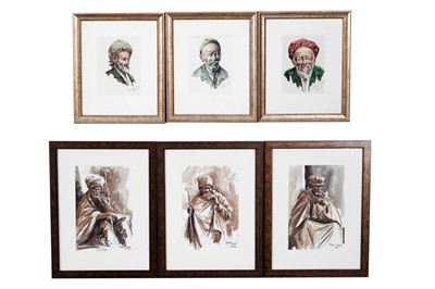 Lot 140 - A collection of African and Middle Eastern Portraits