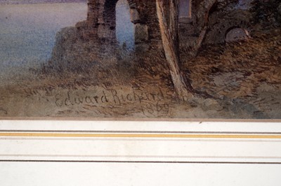 Lot 401 - Edward Martindale Richardson - Continental landscape | watercolour