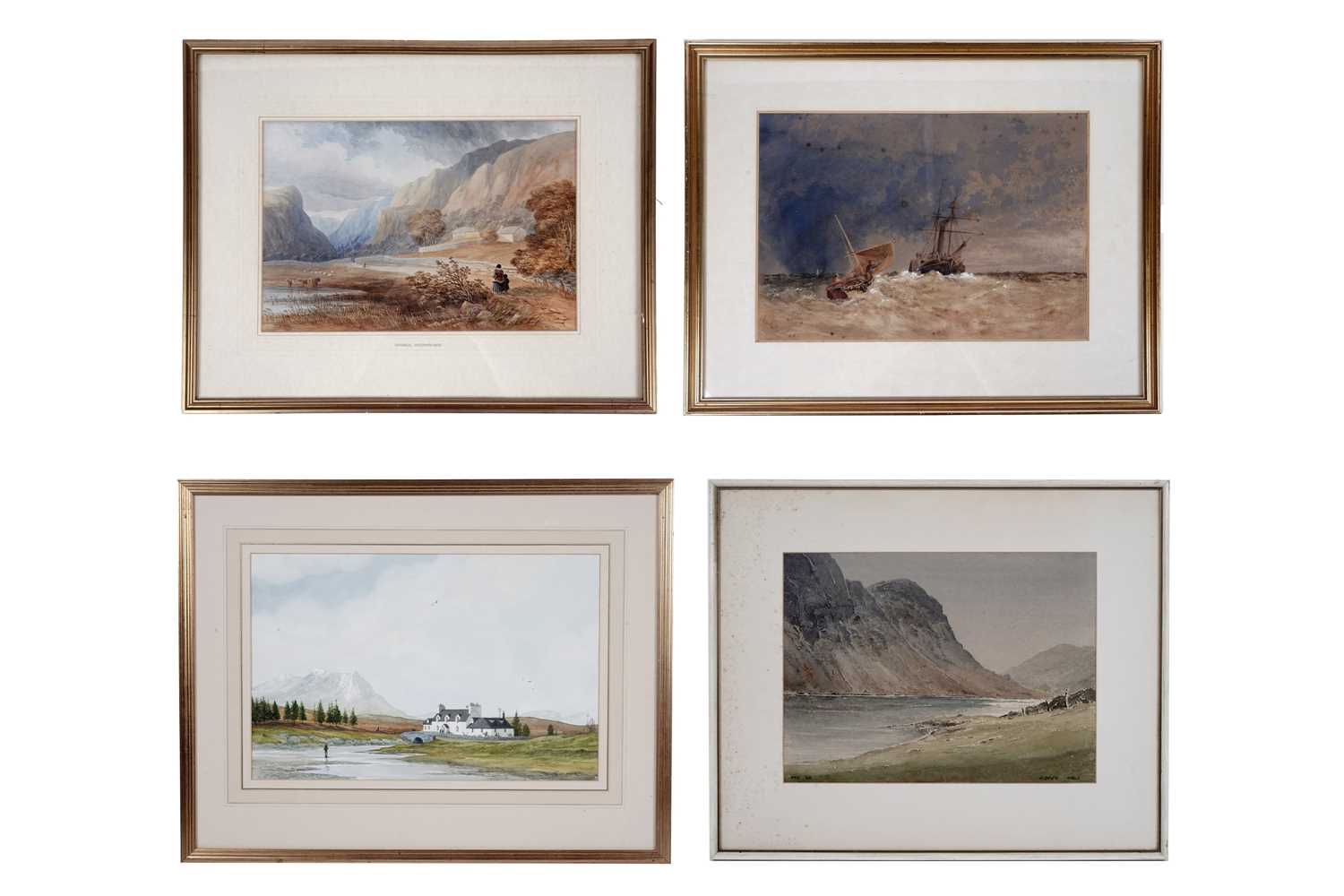 Lot 95 - Four 19th/20th-Century British School landscapes | watercolour