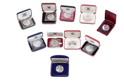 Lot 476 - A selection of Commonwealth Commemorative crowns