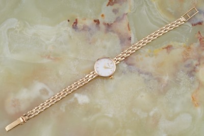 Lot 372 - A lady's 9ct gold Borgel wristwatch