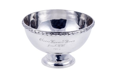 Lot 230 - The Duchess of Sutherland’s Cripple Guild: a silver arts and crafts bowl