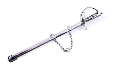 Lot 356 - A late Victorian novelty silver letter opener