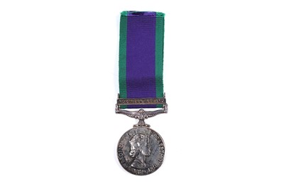Lot 123 - An Elizabeth II General Service Medal with Northern Island clasp