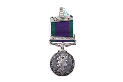 Lot 124 - An Elizabeth II General Service Medal with Northern Island clasp