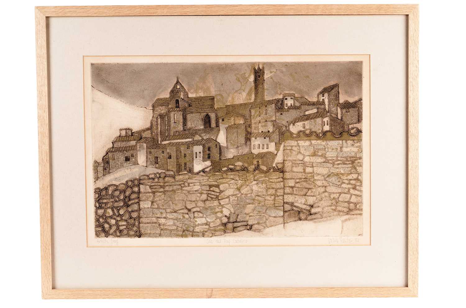 Lot 447 - Valerie Thornton - Sos del Rey Catolico | etching
