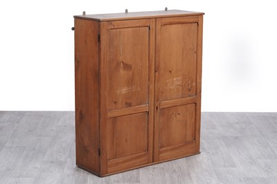 Lot 3 - A Victorian pine larder cupboard