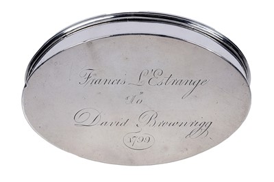 Lot 291 - A rare George III Irish silver surgeon’s box by James Kennedy, Dublin c.1799