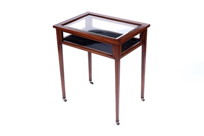 Lot 594 - An Edwardian inlaid mahogany bijouterie table