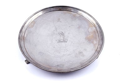 Lot 164 - A George III small silver salver