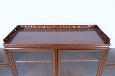 Lot 40 - A 20th Century Oriental mahogany bookcase