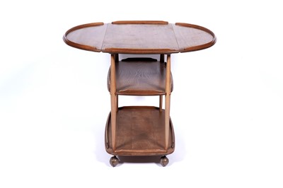 Lot 23 - Ercol: an elm and beech model 505 drop leaf trolley