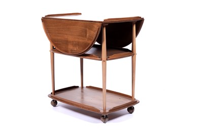 Lot 23 - Ercol: an elm and beech model 505 drop leaf trolley