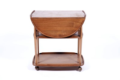Lot 23 - Ercol: an elm and beech model 505 drop leaf trolley