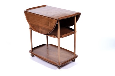 Lot 23 - Ercol: an elm and beech model 505 drop leaf trolley