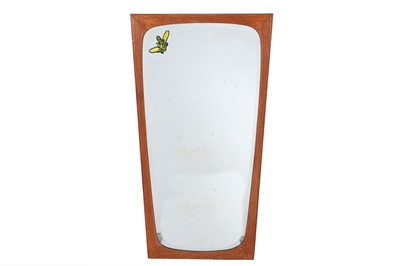 Lot 109 - A Mid Century teak framed mirror