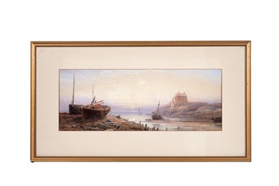 Lot 606 - Thomas Miles Richardson Jnr. - Lindisfarne Castle | watercolour