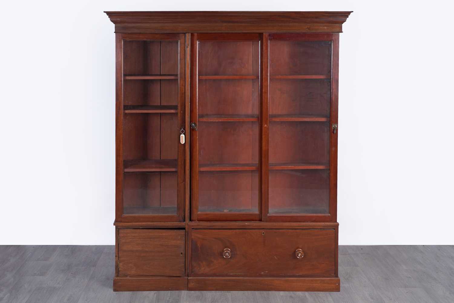 Lot 18 - A Victorian mahogany bookcase