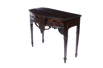 Lot 17 - A late 19th Century mahogany Adam style hall table