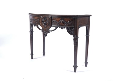 Lot 17 - A late 19th Century mahogany Adam style hall table