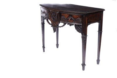 Lot 17 - A late 19th Century mahogany Adam style hall table