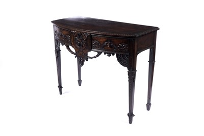 Lot 17 - A late 19th Century mahogany Adam style hall table
