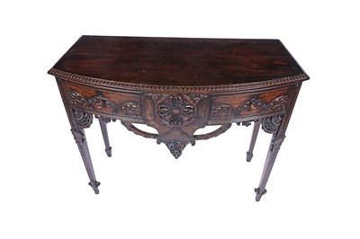 Lot 17 - A late 19th Century mahogany Adam style hall table