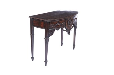 Lot 17 - A late 19th Century mahogany Adam style hall table