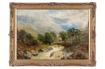 Lot 320 - John Falconar Slater - Upland river scene | oil