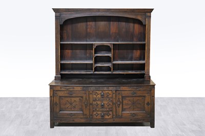 Lot 23 - An 18th Century-style oak dresser