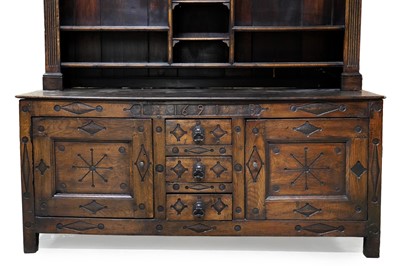 Lot 23 - An 18th Century-style oak dresser