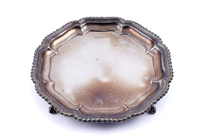 Lot 138 - Two Elizabeth II silver salvers, by Roberts & Belk; and Watson & Co.